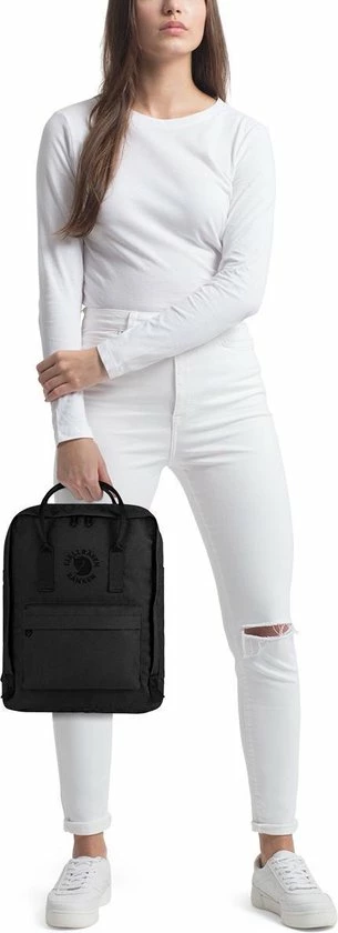 Korting ๐ Gloednieuw โค๏ธ Fjallraven Fjällräven Re-Kånken Unisex Rugzak - Black โ๏ธ ๐ 10 Korting ๐ Gloednieuw โค๏ธ Fjallraven Fjällräven Re-Kånken Unisex Rugzak - Black โ๏ธ ๐ - Afbeelding 8