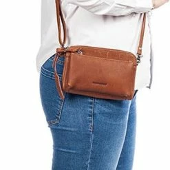 Korting 🔔 Coupon 🎉 Burkely Antique Avery Dames Mini Bag Schoudertas - Cognac ⌛ 🥰 -Tassen-dames Winkel 312x840