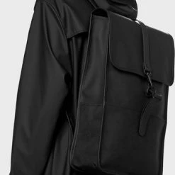 Goedkoopste ✔️ Uitgang 🥰 Rains Rugzak 13 Liter - Zwart 🛒 👏 -Tassen-dames Winkel 364x840