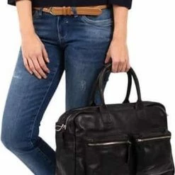 Groothandel 👍 Uitgang 😍 Cowboysbag The Bag Schoudertas - Zwart 👏 😍 -Tassen-dames Winkel 377x840