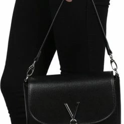 Goedkoop 🌟 Nieuw ✨ Valentino Bags Divina Dames Schoudertas - Zwart 🎁 🛒 -Tassen-dames Winkel 380x840 2