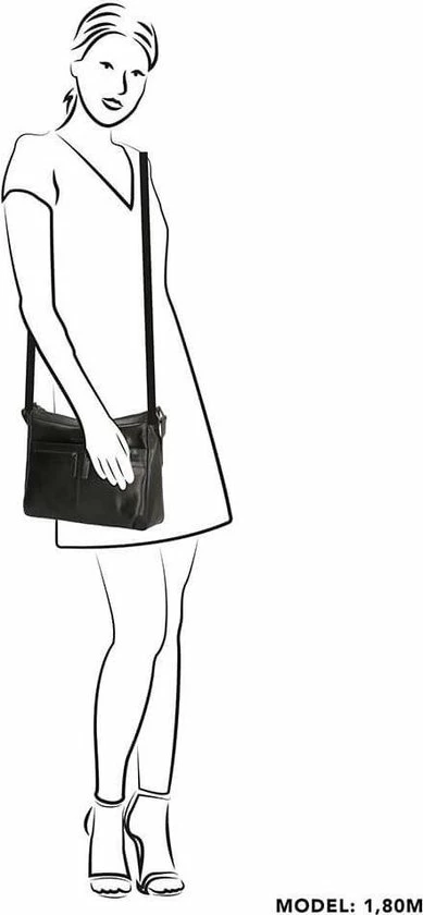 Coupon ๐ Goedkoop ๐ Old West Leren Schoudertas Zwart ๐ ๐ 11 Coupon ๐ Goedkoop ๐ Old West Leren Schoudertas Zwart ๐ ๐ - Afbeelding 9