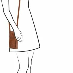 Beste deal 😀 Promo 👍 Hide & Stitches Paint Rock Telefoontasje - Cognac ❤️ 👏 -Tassen-dames Winkel 389x840 8