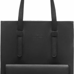 Hete verkoop ❤️ Gloednieuw 😀 Violet Hamden Essential Bag Dames LaptoptasShopper Kunststof - Zwart 😍 🛒