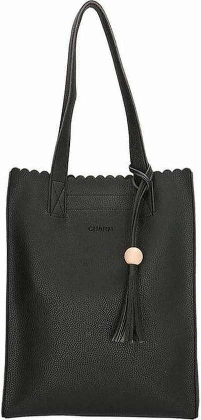 Begroting 🥰 Beste deal 💯 Charm Covent Garden Dames Shopper - Zwart 🥰 🎉 3 Begroting 🥰 Beste deal 💯 Charm Covent Garden Dames Shopper - Zwart 🥰 🎉