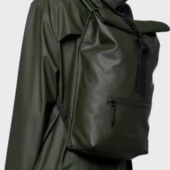 Promo ⭐ Goedkoopste ⌛ Rains Rolltop Rugzak 13 Liter - Groen ⌛ ✨ -Tassen-dames Winkel 410x840 2