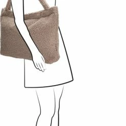 Promo 👍 Gloednieuw 🔥 Beagles Navarra Shopper - Taupe 🤩 🎉 -Tassen-dames Winkel 420x840 1