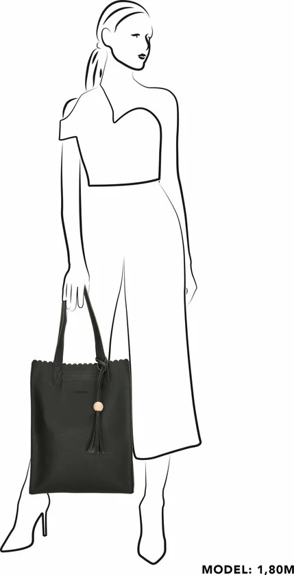 Begroting 🥰 Beste deal 💯 Charm Covent Garden Dames Shopper - Zwart 🥰 🎉 6 Begroting 🥰 Beste deal 💯 Charm Covent Garden Dames Shopper - Zwart 🥰 🎉 - Afbeelding 4