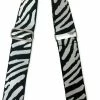 Begroting 👍 Groothandel 🔥 THL Design - Schouderband Voor Tas – Tassenriem – Tas Hengsel - Bag Strap - Verstelbaar – Zilverkleurig - Zebra - Zwart / Wit ❤️ 🛒
