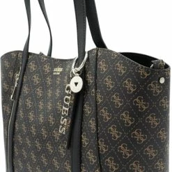 Groothandel 🎉 Kopen ❤️ Guess Naya Trap Tote Handtassen - Bruin 🌟 🧨 -Tassen-dames Winkel 447x840