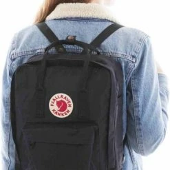 Kopen 😉 Beste deal 🌟 Fjallraven Fjällräven Kånken Unisex Rugzak - Black ⭐ ⭐ -Tassen-dames Winkel 451x840 1