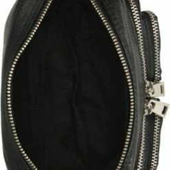 Goedkoop 🥰 Gloednieuw 😀 Nunoo Kleine Schoudertas / Crossbody Tas Dames - Leer - Helena - Zwart 🎉 👏 -Tassen-dames Winkel 466x840 2