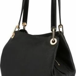 Promo ❤️ Beste Pirce 🥰 Michael Kors Raven L Dames Schoudertas - Zwart 😉 💯 -Tassen-dames Winkel 469x840 2