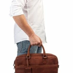 Hete verkoop 👍 Korting 🥰 Burkely Antique Avery Unisex Werktas 15'' - Cognac 👏 😉 -Tassen-dames Winkel 469x840 8