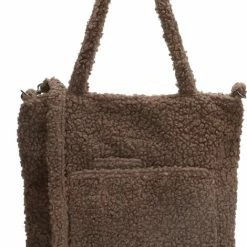 Uitgang 💯 Hete verkoop 🎉 Beagles Navarra Handtas - Donkertaupe 🔥 🎁