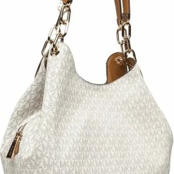 Korting 🧨 Goedkoop 🧨 Michael Kors Lillie Chain Tote L Dames Schoudertas -Wit ❤️ 🧨 -Tassen-dames Winkel 482x840 8