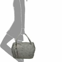 Goedkoopste 😉 Flash-uitverkoop 😍 Enrico Benetti Toulouse 66108 Handtas Schoudertas Buideltas - Midden Grijs 👏 👍 -Tassen-dames Winkel 482x840 9