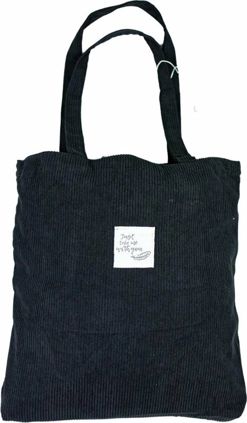 Korting 🥰 Flash-uitverkoop ✔️ GoDaily - Dames - Schoudertas - Tote Bag - Ribstof - Zwart ✔️ 😀 3 Korting 🥰 Flash-uitverkoop ✔️ GoDaily - Dames - Schoudertas - Tote Bag - Ribstof - Zwart ✔️ 😀