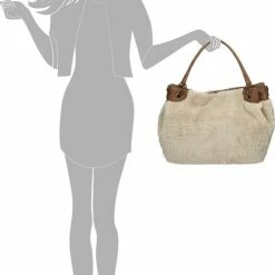 Groothandel 💯 Promo 👏 Enrico Benetti Teddy Handtas / Shopper 66652 - Off White ❤️ 😀 -Tassen-dames Winkel 493x840 4