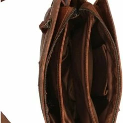 Coupon 💯 Begroting 💯 Bear Design Kleine Schoudertas / Crossbody Tas Dames - Leer - Cow Lavato - Cognac 🔥 👍 -Tassen-dames Winkel 495x840 7