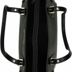 Goedkoopste 😍 Gloednieuw ⌛ Michael Kors Voyager M Dames Schoudertas - Black / Gold 🎉 😀 -Tassen-dames Winkel 499x840 7