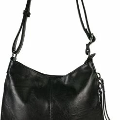 Korting ๐ Groothandel ๐ Merkloos Ines Delaure Crossbody Dames Tas Zwart Met Instelbare Riem ๐ ๐ฏ