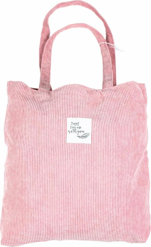 Beste deal ๐ Groothandel ๐ GoDaily - Dames - Schoudertas - Handtas - Bag - Ribstof - Canvas - Katoenen Tas - Tote - Roze ๐ ๐ 3 Beste deal ๐ Groothandel ๐ GoDaily - Dames - Schoudertas - Handtas - Bag - Ribstof - Canvas - Katoenen Tas - Tote - Roze ๐ ๐