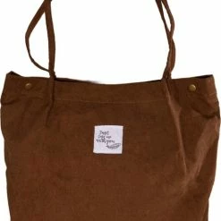 Flash-uitverkoop ๐ Goedkoopste ๐ฅฐ GoDaily - Dames - Schoudertas - Handtas - Canvas - Katoenen Tas - Tote - Bruin ๐ ๐งจ