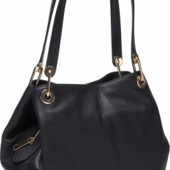 Promo ❤️ Beste Pirce 🥰 Michael Kors Raven L Dames Schoudertas - Zwart 😉 💯 -Tassen-dames Winkel 518x840 3