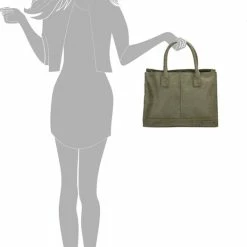 Goedkoopste 👍 Beste Verkoop ⌛ Enrico Benetti June 66590 Handtas - Olijf Groen 😉 🔔 -Tassen-dames Winkel 524x840 7