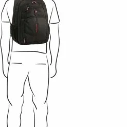 Groothandel 👏 Aanbiedingen 🧨 Enrico Benetti Cornell Laptop Rugzak - 17 Inch - Zwart 🌟 ✔️ -Tassen-dames Winkel 527x840 9