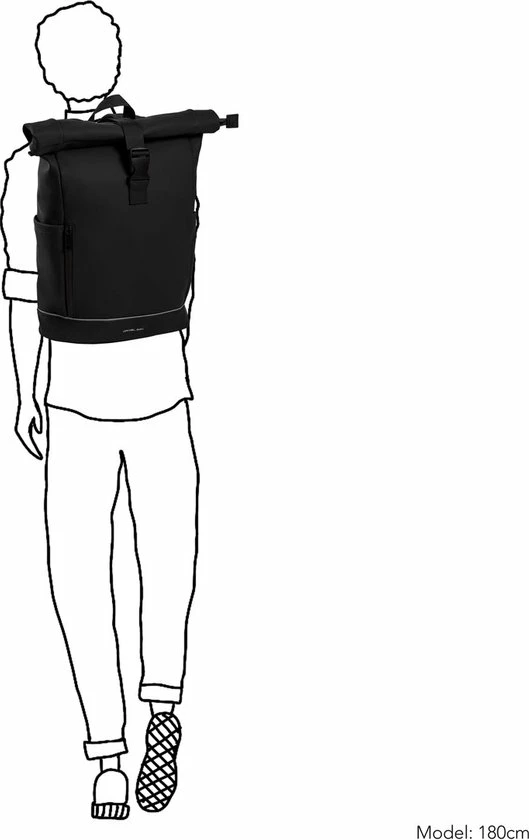 Kopen π Beste Pirce π₯ Daniel Ray Highlands Rolltop Laptop Rugzak Waterproof - 15,6 Inch - Zwart π π 8 Kopen π Beste Pirce π₯ Daniel Ray Highlands Rolltop Laptop Rugzak Waterproof - 15,6 Inch - Zwart π π - Afbeelding 6