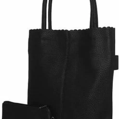 Nieuw 😀 Beste recensies van ⌛ GoDaily - Dames - Vegan - Leer - Schoudertas - Tas - Leren - Zwart 👍 🛒