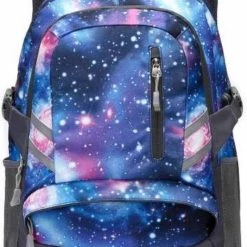 Beste Pirce ⌛ Beste deal 🌟 VMCA Schooltas Voor Meisjes En Jongens - Laptoprugzak 15,6 Inch Met USB-oplaadpoort Lichtgewicht 30L Voor Tieners En Volwassenen – Galaxy Blauw ✔️ ⌛