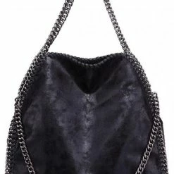 Kopen 🛒 Beste recensies van 🛒 Miss Lulu Schoudertas Met Ketting – Dames Handtas – Zwart (S1760 BK) ❤️ 👏