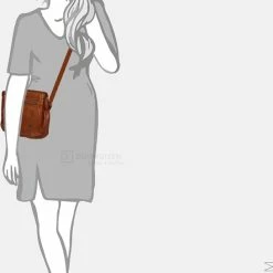 Coupon 💯 Begroting 💯 Bear Design Kleine Schoudertas / Crossbody Tas Dames - Leer - Cow Lavato - Cognac 🔥 👍 -Tassen-dames Winkel 546x840 17