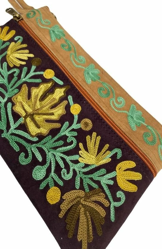 Korting π€© Beste Pirce π₯° Merkloos Dames Polstas Zwart Suède Leer Met Handborduurwerk In Geel En Oranje π π 3 Korting π€© Beste Pirce π₯° Merkloos Dames Polstas Zwart Suède Leer Met Handborduurwerk In Geel En Oranje π π - Afbeelding 2