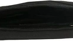 Flash-uitverkoop 😀 Begroting 🛒 Charm London Brixton Suede Leren Clutch / Avondtasje - Zwart 🔔 ⌛ -Tassen-dames Winkel 550x140