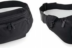 Kopen 🛒 Beste deal 😀 Quadra Zwart Heuptasje/buideltasje Voor Volwassenen 37 X 15 Cm - Zwarte Heuptassen/fanny Pack Voor Op Reis/onderweg 🤩 ✔️ -Tassen-dames Winkel 550x167 1