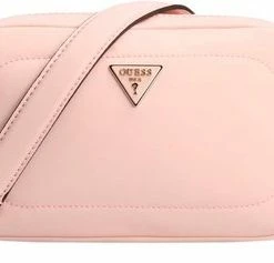 Groothandel 👏 Uitgang 💯 Guess Sharma Camera Dames Crossbodytas - Roze ✨ 🔥