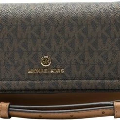 Promo 🧨 Promo ✨ Michael Kors Jet Set Charm Dames Crossbodytas - Bruin 😉 ❤️