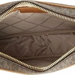 Goedkoopste 💯 Uitgang ⌛ Michael Kors Jet Set LG Dames Crossbodytas - Bruin 🤩 🎁 -Tassen-dames Winkel 550x262