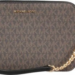 Promo 🤩 Korting 👍 Michael Kors Crossbodytas Jet Set Charm Leer - Zwart 👍 ✨ -Tassen-dames Winkel 550x274 2