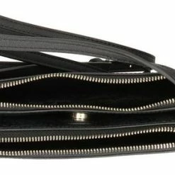 Nieuw 😀 Gloednieuw 👏 Guess Naya Double Zip Dames Crossbody - Coal ❤️ ⭐ -Tassen-dames Winkel 550x290