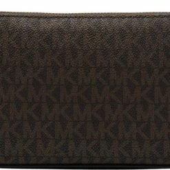 Uitgang 🛒 Goedkoop 😀 Michael Kors Jet Set Dames Schoudertas - Bruin 🤩 😍 -Tassen-dames Winkel 550x321 1