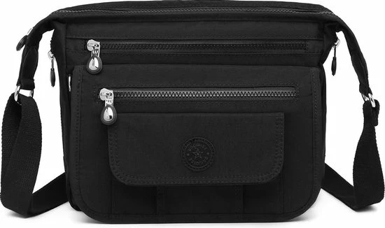 Begroting ⌛ Beste Pirce 💯 Bagwise® Schoudertas - Dames - (CR3005) - Zwart 🌟 👏 3 Begroting ⌛ Beste Pirce 💯 Bagwise® Schoudertas - Dames - (CR3005) - Zwart 🌟 👏