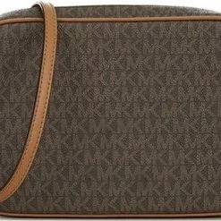 Goedkoopste 💯 Uitgang ⌛ Michael Kors Jet Set LG Dames Crossbodytas - Bruin 🤩 🎁 -Tassen-dames Winkel 550x338