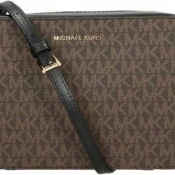 Promo 🤩 Korting 👍 Michael Kors Crossbodytas Jet Set Charm Leer - Zwart 👍 ✨ -Tassen-dames Winkel 550x342 11