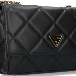 Top 10 ⌛ Coupon 😀 Guess Cessily Dames Schoudertas - Zwart - Maat Geen ✔️ 🔔 -Tassen-dames Winkel 550x345 3