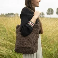 Uitgang 💯 Hete verkoop 🎉 Beagles Navarra Handtas - Donkertaupe 🔥 🎁 -Tassen-dames Winkel 550x360 6